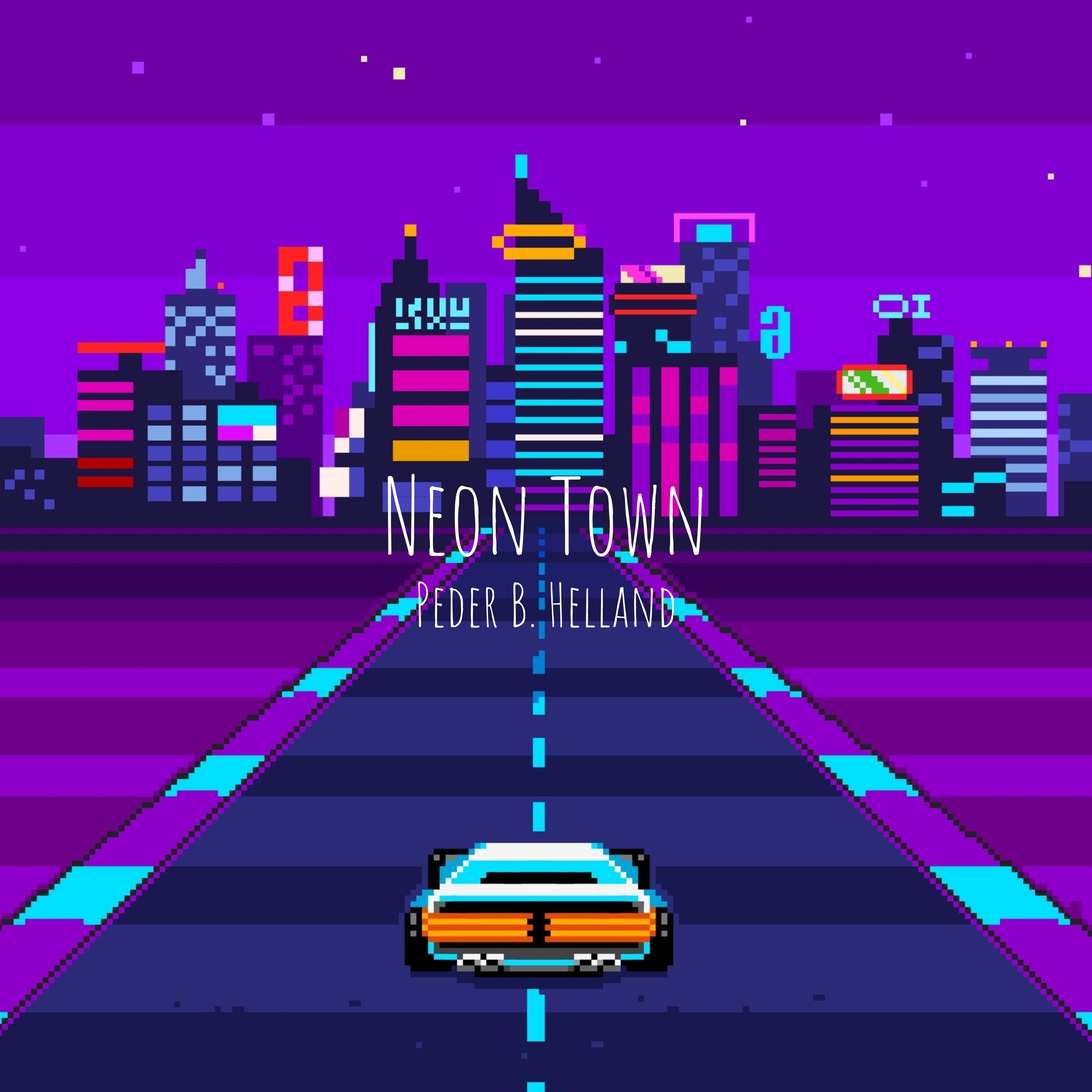 Cover art for the single Neon Town by Peder B. Helland