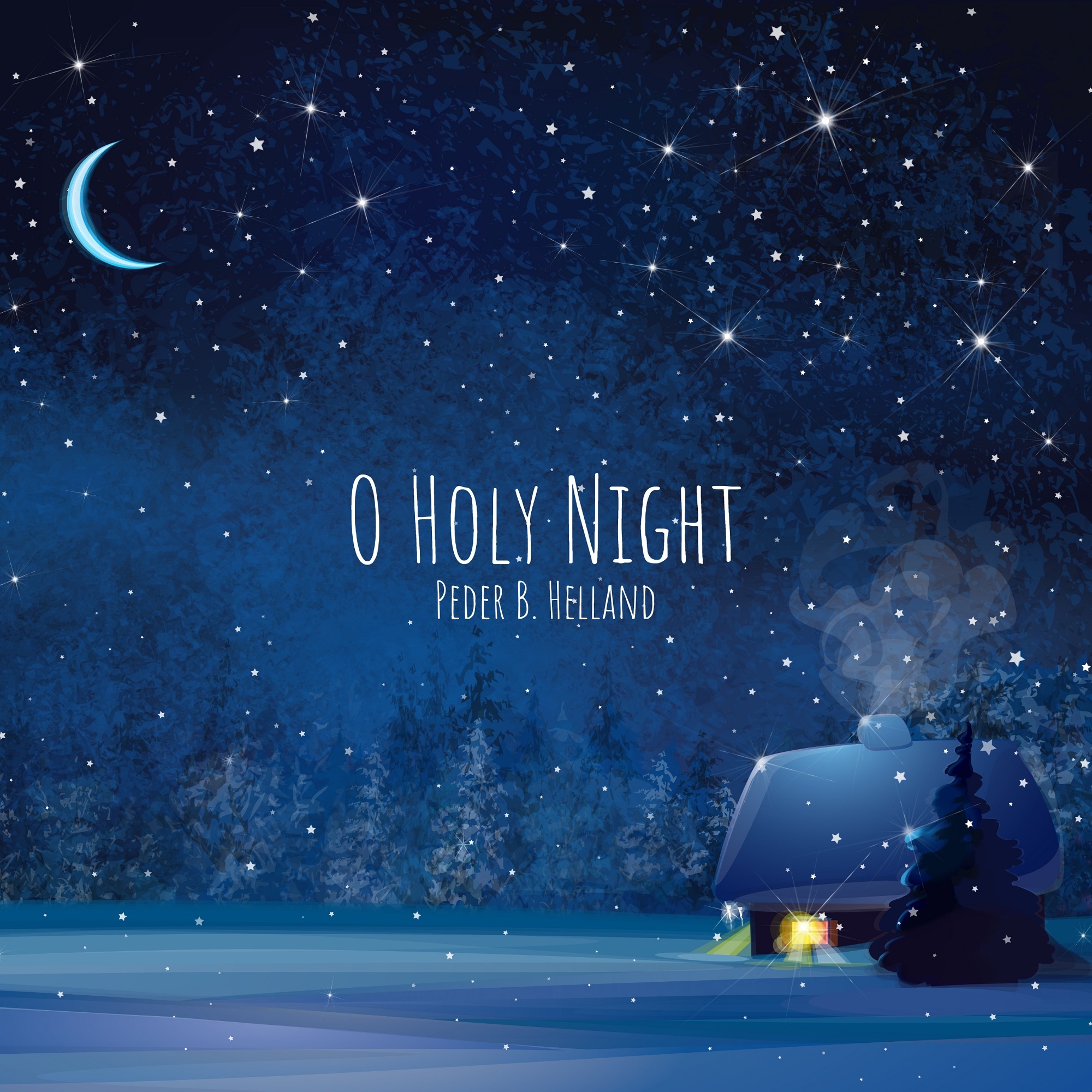 Cover art for the single O Holy Night by Peder B. Helland