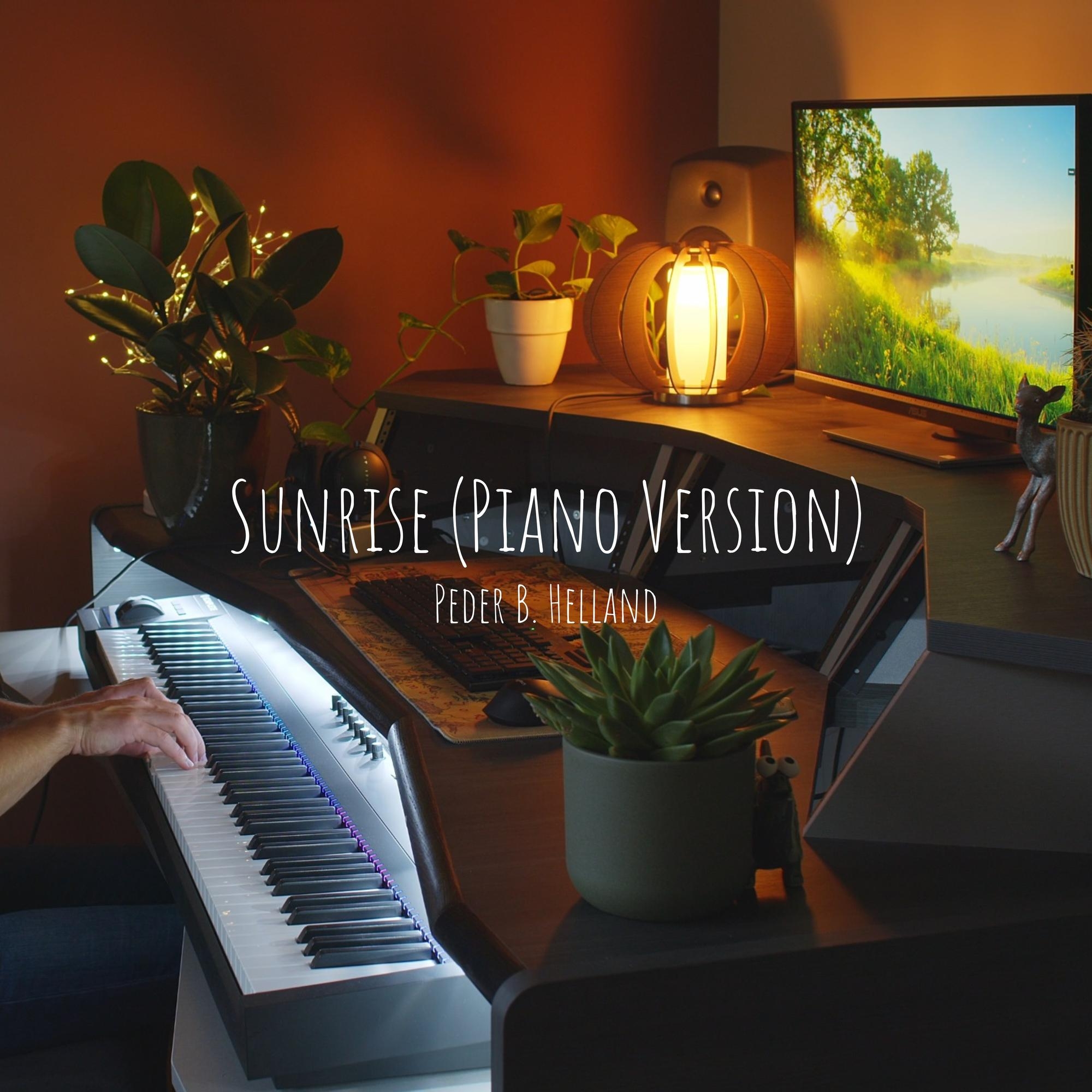 Cover art for the single Sunrise (Piano Version) by Peder B. Helland
