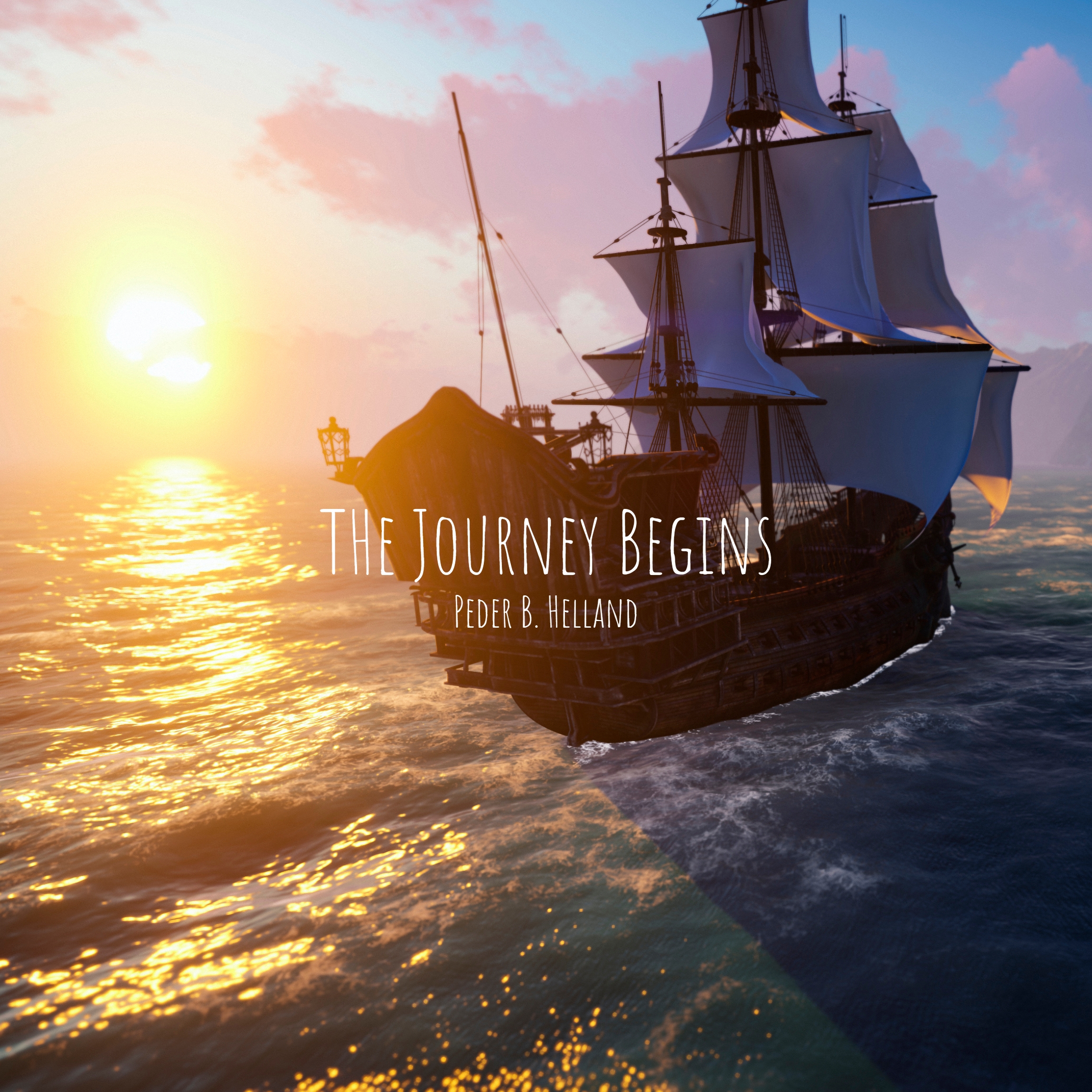 Cover art for the single The Journey Begins by Peder B. Helland