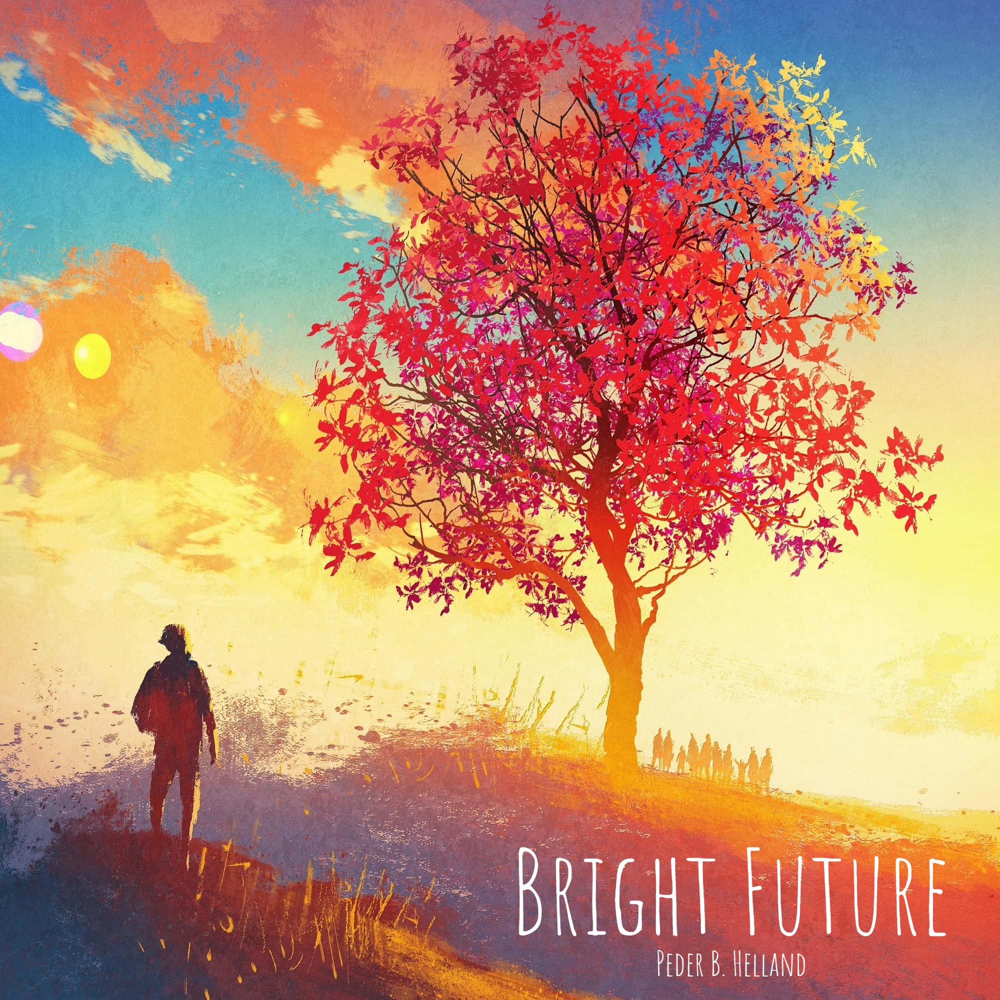Coverfoto for singelen A New Day av Peder B. Helland